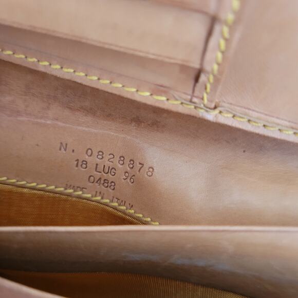 Etro Vintage Brown Paisley Medium Leather Wallet Logo Italian Trifold Zip Fair - Picture 5 of 15